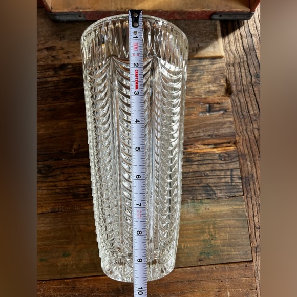 Mid-Century Crystal Transparent Vase, Italy, 1960s - Picture 11 of 11